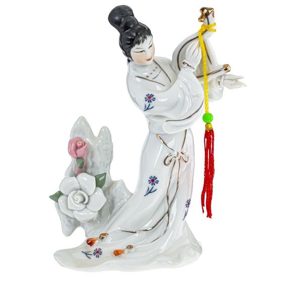 Фигурка декоративная &quot;Гейша&quot; (блок 4 шт), Д11,5 Ш6,5 В15 см, 4в.