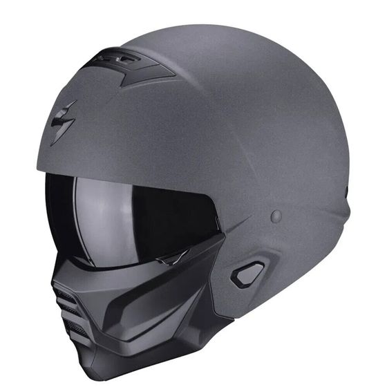 SCORPION EXO-Combat II Graphite convertible helmet