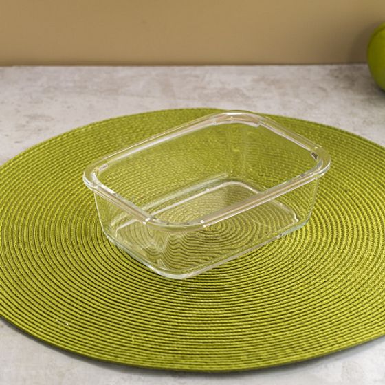 Контейнер ПЮРБОКС АКТИВ НЕОН ЗЕЛЕНЫЙ 820мл прямоугольный