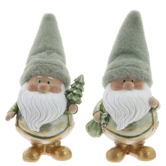 Фигурка декоративная &quot;Дед Мороз&quot;,  L8,5 W8 H17,5 см, 2в.