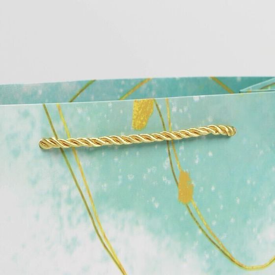 !09 Пакет «Голубая лагуна» подарочный (набор 4 штуки) 20 х 20 х 8 см.