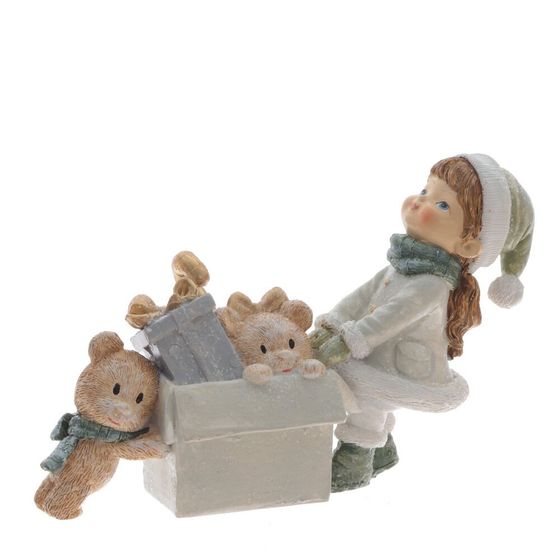 Фигурка декоративная &quot;Девочка с игрушками&quot;, L15 W5 H9,5 см