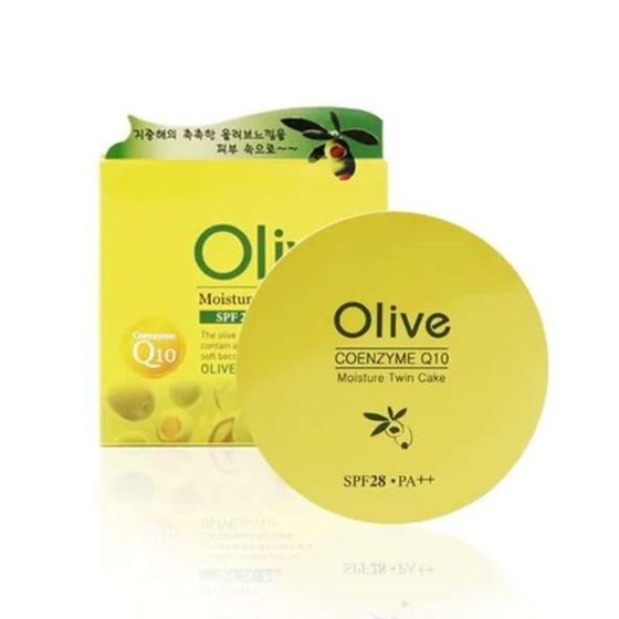 Пудра для лица матирующая Coenzyme Q10 Olive Moisture Twoway Cake №13