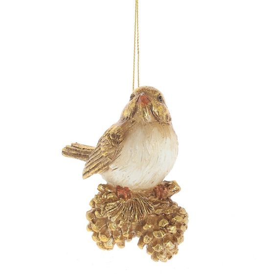 Украшение новогоднее &quot;Птичка&quot;, L7,5 W4,5 H10 см, 2в.