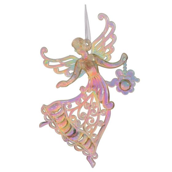 Украшение новогоднее &quot;Фея&quot;, L11,5 W1,5 H17 см, 3в.