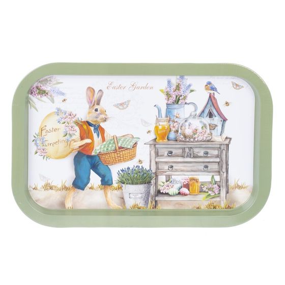 Поднос &quot;Пасхальный&quot;, L35 W23,5 H1,5 см, 6в.