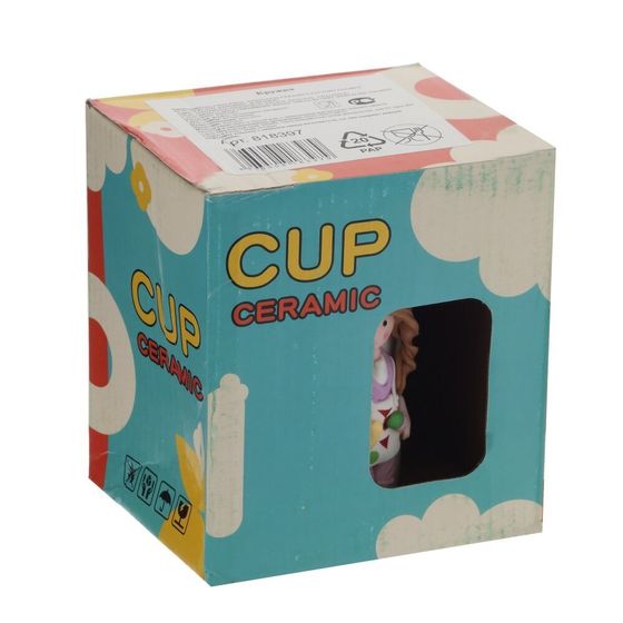 Кружка, 340 мл, L10,5 W8,5 H11 см