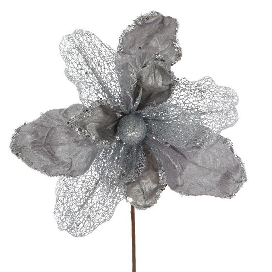 Цветок искусственный &quot;Магнолия&quot;, L33 W33 H45 см, 2в.