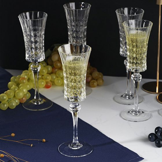 Набор фужеров (бокалов) для шампанского ЛЕДИ ДАЙМОНД 150мл 6шт