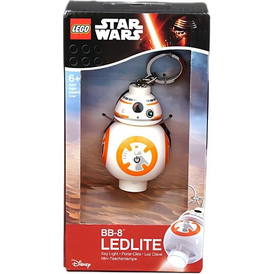 Брелок LEGO Star Wars Collection BB8 со светящимися строительными блоками 0-300 LE-KE101