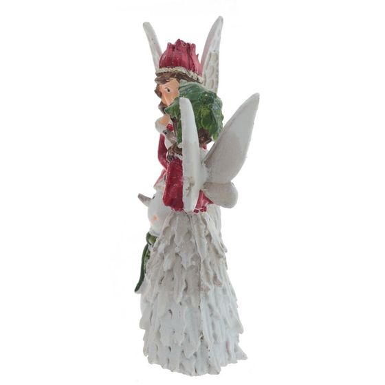 Фигурка декоративная &quot;Феи и снеговик&quot;, L8 W3,5 H10 см