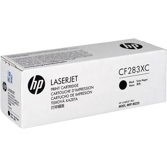 Картридж лазерный HP 83X CF283XC увеличенной емкости (2200 стр) (белая корпортивная коробка)
