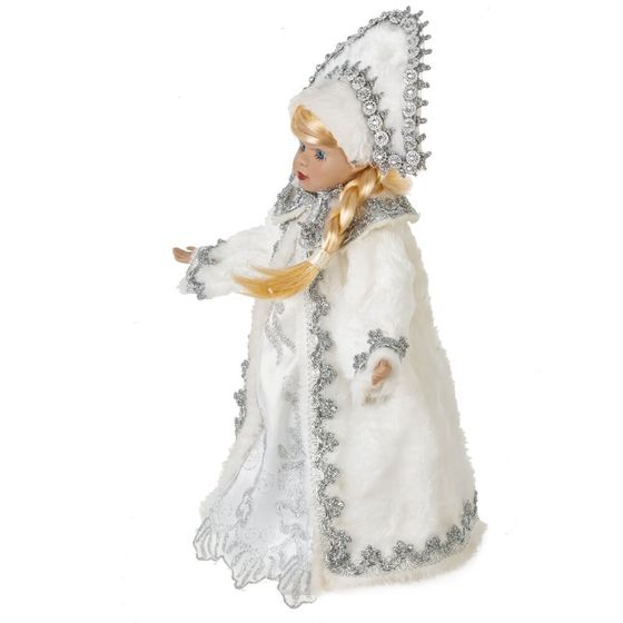 Снегурочка с емкостью для конфет, L17,5 W13 H35 см