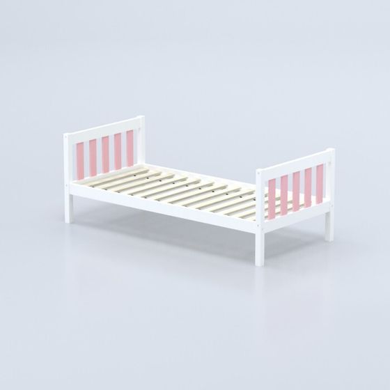 Кровать «Савушка-05», 1-ярусная, цвет розовый, 90х200 см