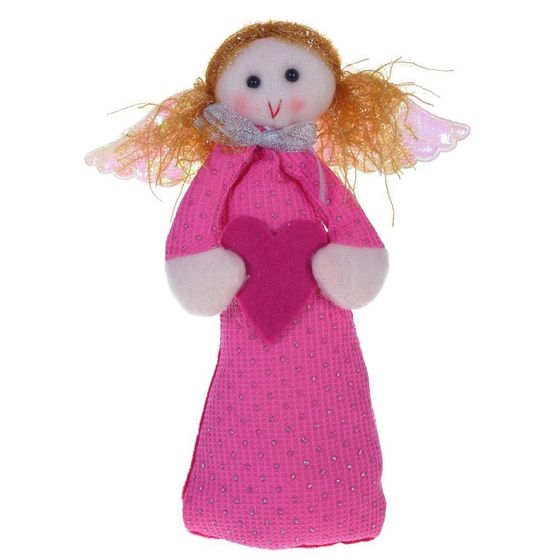 Игрушка набивная &quot;Девочка-Ангел&quot;, L10 W6 H21 см, 3в.