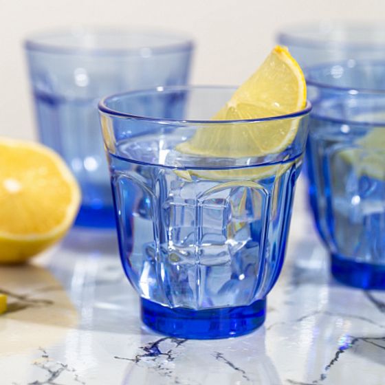 Стакан РОМАН синий 250мл низкий