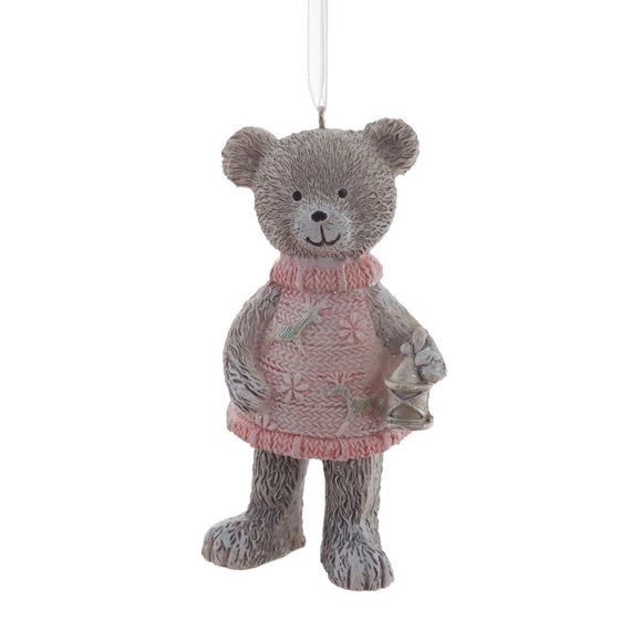 Изделие декоративное подвесное "Мишка", L5 W3,5 H10 см, 2в.