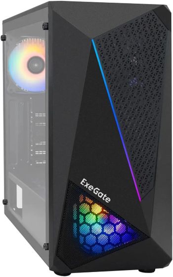 Корпус ExeGate EVO-8225 черный без БП Midi-Tower ATX/mATX (EX292858RUS)