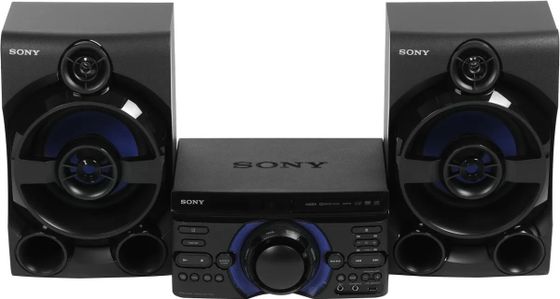 Минисистема Sony MHC-M40D черный CD CDRW DVD DVDRW FM USB BT