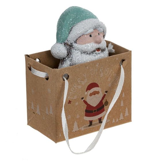 Фигурка декоративная &quot;Снеговик&quot; / &quot;Дед Мороз&quot; (блок 24шт), L4 W3 H7 см, 4в.