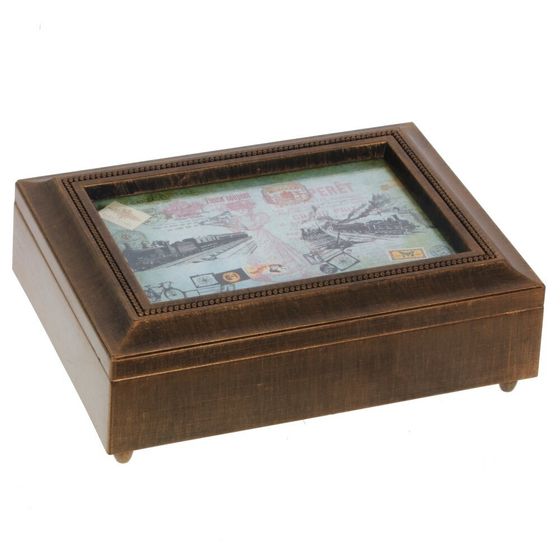 Шкатулка музыкальная, Д20 Ш15 В7 см