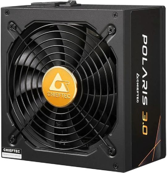 Блок питания 1250W Chiefitec CHIEFTEC Polaris PPS-1250FC-A3, 1250Вт, 140мм, черный, retail
