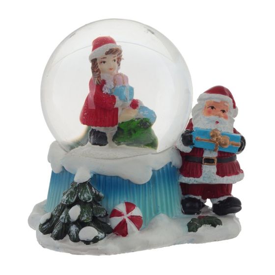 Фигурка декор в стекл шаре &quot;Девочка&quot;, D4,5 см, L6,5 W6,5 H6 см, 2в.