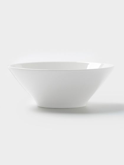 Салатник Hanna Knövell, 750 мл, d=17.8 см, конический, фарфор, белый