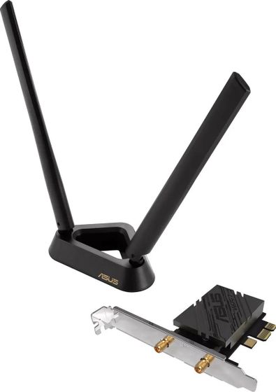 Сетевой адаптер Wi-Fi + Bluetooth Asus PCE-BE92BT BE9400 PCI Express