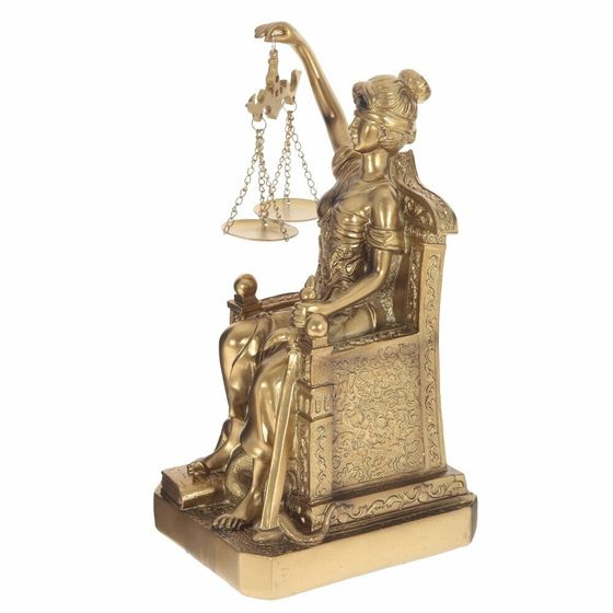 Фигурка декоративная &quot;Фемида&quot;, Д12 Ш13 В24 см