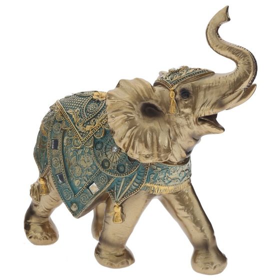 Фигурка декоративная "Слон", L10 W8,5 H21 см