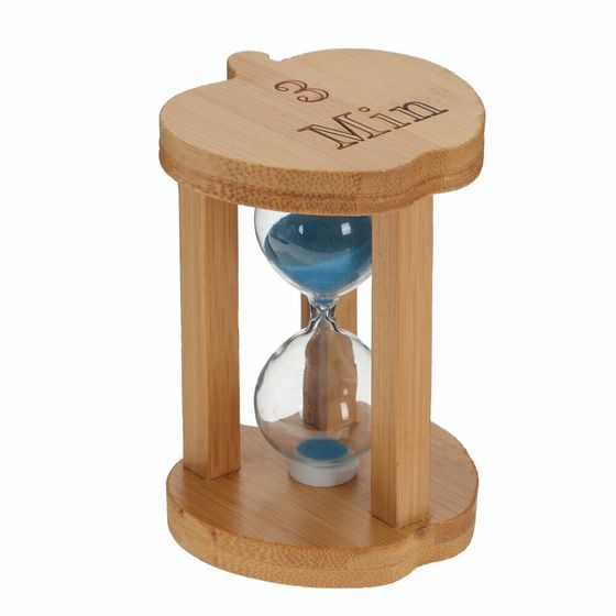 Часы песочные (3 мин.), Д7 Ш7 В10 см, 4в.