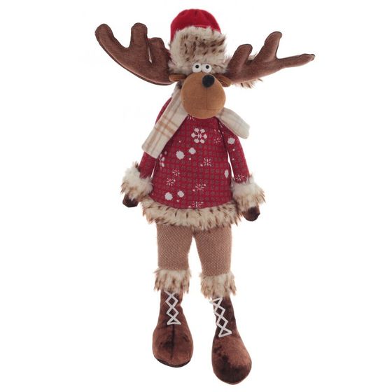Игрушка набивная &quot;Олень&quot;, L37 W20 H58/32 см, 2в.