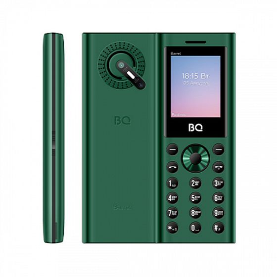 Мобильный телефон BQ 1858 Barrel Green+Black