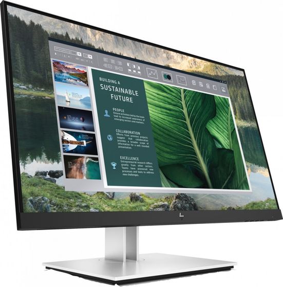 Монитор 23.8&quot; HP E24u G4 серебристый/черный IPS 1920x1080 60Гц (189T0AA)