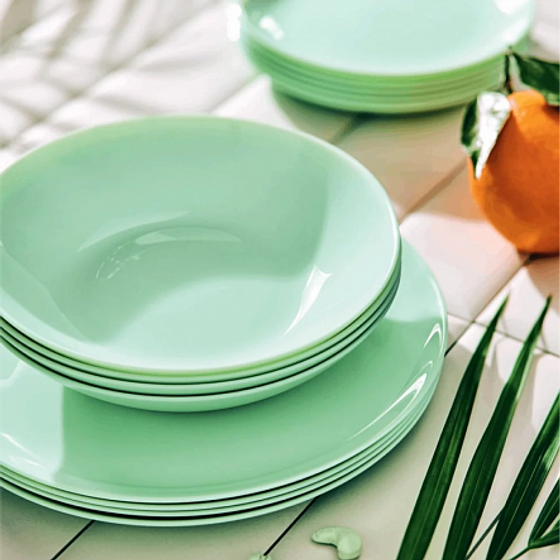 Тарелка обеденная ДИВАЛИ ПАРАДАЙЗ ГРИН 25см