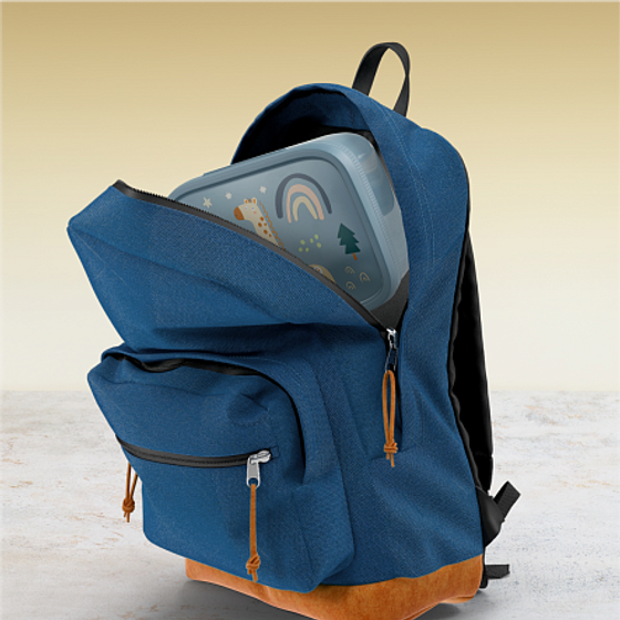 Контейнер пищевой SNAP BOX серый 1.8л прямоугольный