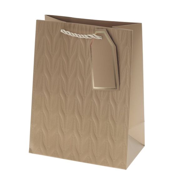 Пакет подарочный (бумага 210г/м2, блок 12шт), L18 W10 H23 см, 8в.