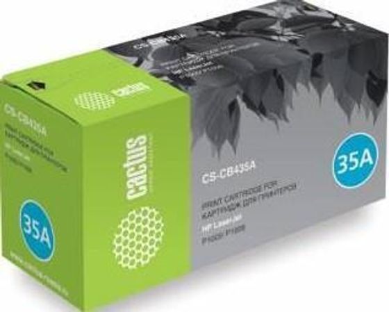 Картридж лазерный Cactus CS-CB435AS CB435A черный (1500стр.) для HP LJ P1005/P1006