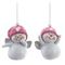 Фигурка декоративная подвесная "Снеговик",   L4,5 W4 H5,5 см, 2в.
