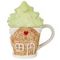 Кружка с крышкой &quot;Пряник&quot;, 300 мл, L13 W10 H15 см