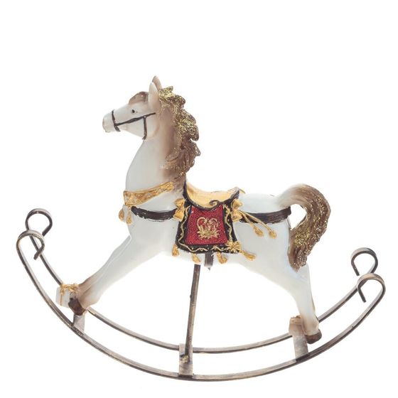 Фигурка декоративная &quot;Лошадка-качалка&quot;, L23 W5 H17 см