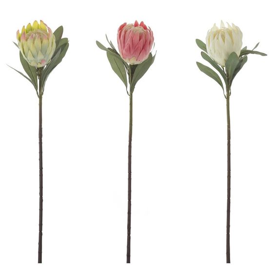 Цветок искусственный "Артишок", L20 W20 H70 см, 3в.