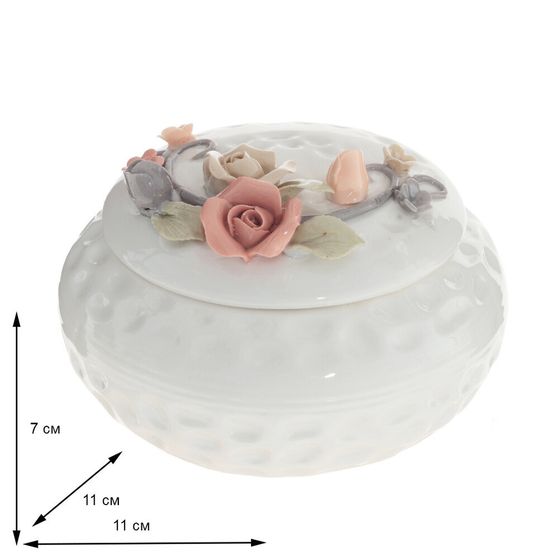 Шкатулка, L11 W10,5 H7 см