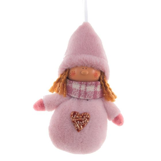 Украшение новогоднее &quot;Девочка&quot;, L9 W4 H16 см, 3в.