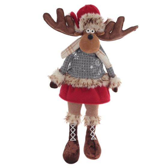 Игрушка набивная &quot;Олень&quot;, L37 W20 H58/32 см, 2в.