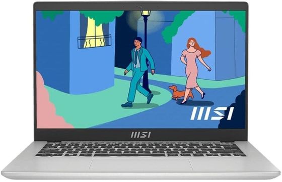 Ноутбук 14&quot; MSI Modern 14 C12M-239RU серебристый i5-1235U 8Gb/512Gb IrisXeGr W11H (9S7-14J111-239)