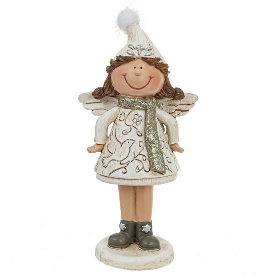 Фигурка декоративная &quot;Девочка-Ангел&quot;, L5 W3,5 H11 см, 3в.