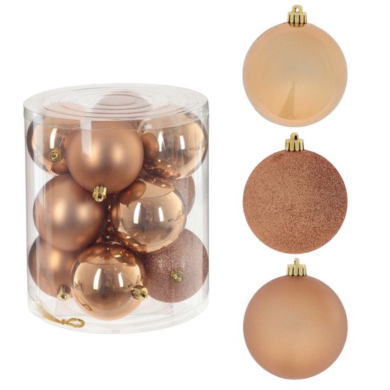 Набор из 12шт Украшение новогоднее &quot;Шар&quot;, D 9 см, L9 W9 H9,5 см
