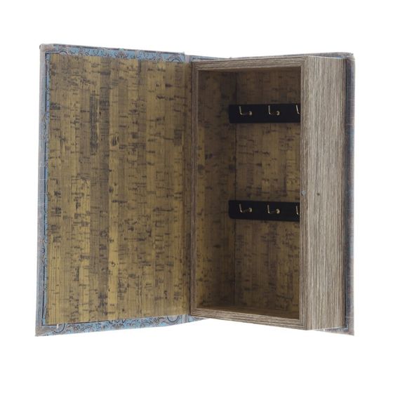 Ключница с зеркальным элементом, L18 W7 H27 см